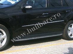 Praguri originale aluminiu Mercedes ML W164 '05-'11 Bullbar inox Mercedes ML W164 '05-'11, praguri inox Mercedes ML W164 '05-'11, praguri aluminiu Mercedes ML W164 '05-'11, scut metalic motor Mercedes ML W164...